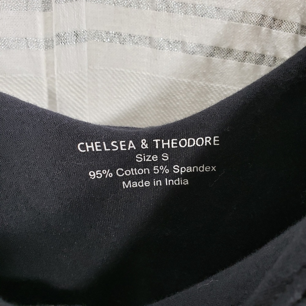 Chelsea & Theodore Black Ruffle Top - Picture 8 of 8